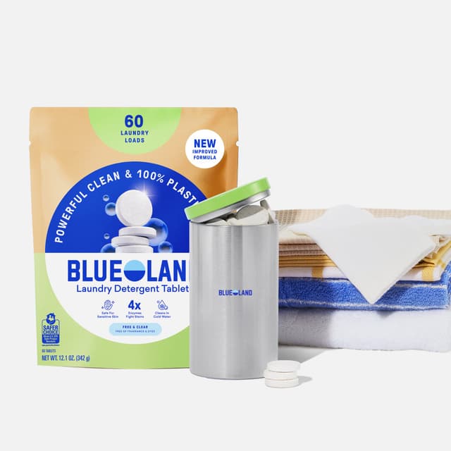 Blueland Laundry Detergent Tablets Free & Clear (60 ct)