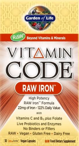 Garden of Life Vitamin Code Raw Iron